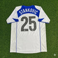 2004/05 Dejan Stankovic Inter Milan Retro White Football Jersey – Back View