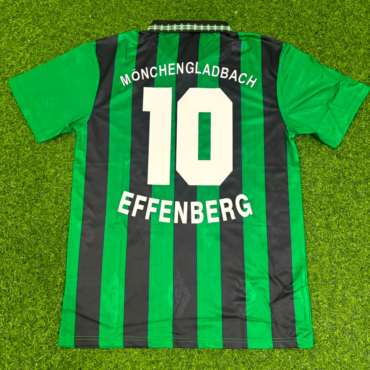 Stefan Effenberg #10 Borussia Mönchengladbach 1995 1996 Retro Jersey – Back View