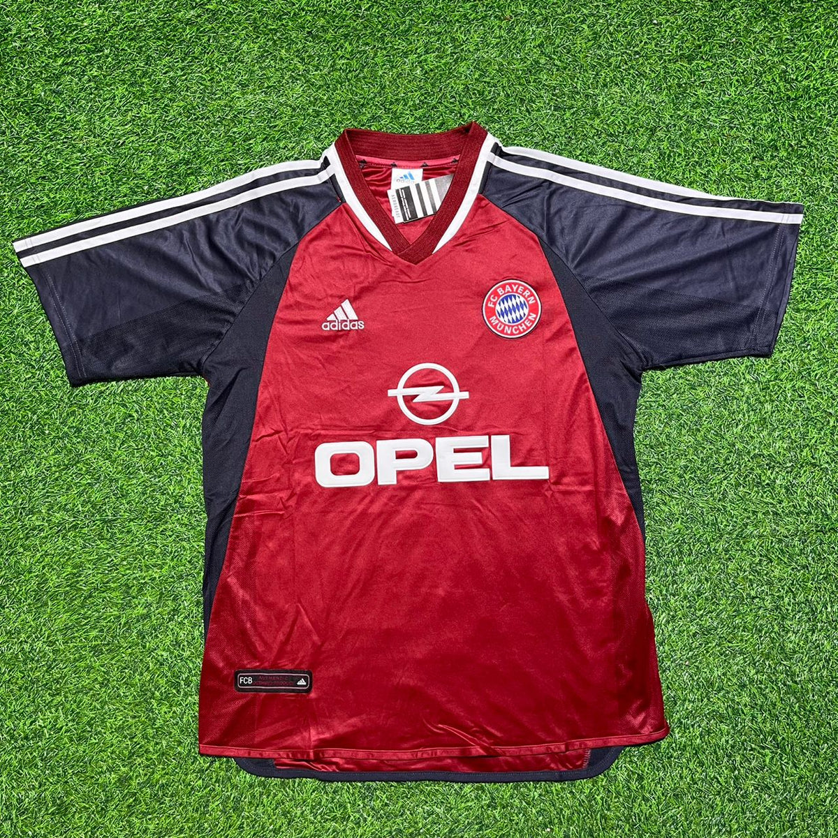 2001/02 Stefan Effenberg Bayern Munich Rot Retro Fussballtrikot Jersey – Front View