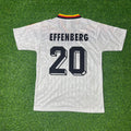 1994 Germany World Cup Stefan Effenberg Deutschland Retro Football Jersey – Back View