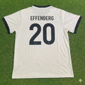 Stefan Effenberg Germany 125 Year Special White Football Jersey – Back View