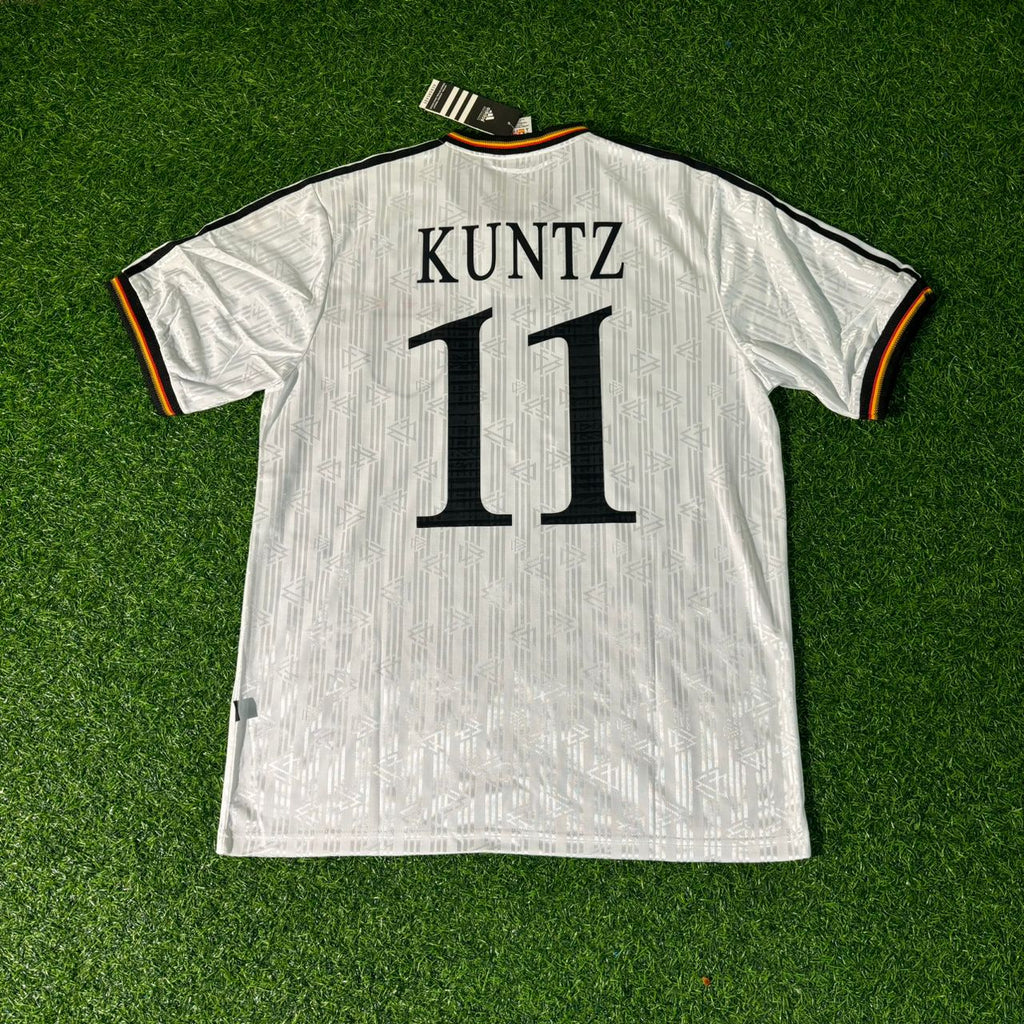 Stefan Kuntz Deutschland 1996 Europameisterschaft Finale Heim Retro Set – Back View