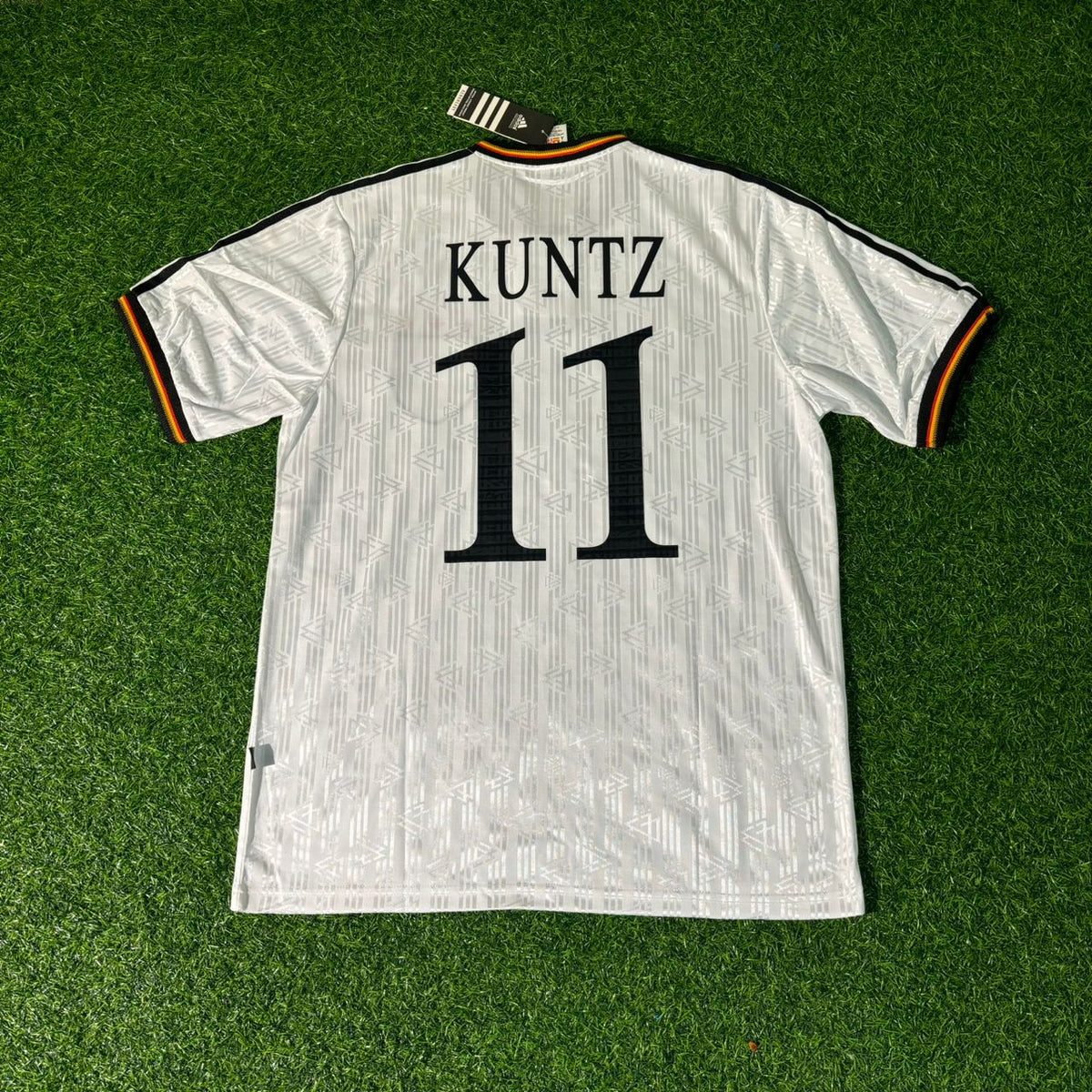 Stefan Kuntz Deutschland 1996 Europameisterschaft Finale Heim Retro Set – Back View