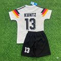 1990 Germany World Cup Stefan Kuntz 13- Deutschland Retro Kids Football Jersey - Deutschland Retro Kinder WM 1990 – Back View