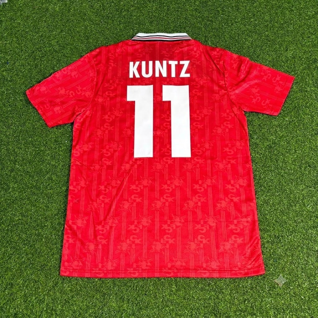 Stefan Kuntz FC Kaiserslautern Commemorative Retro Fußballtrikot Jersey – Back View