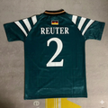 Stefan Reuter Germany Deutschland Retro Football Jersey – Back View