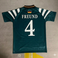 1996 Germany EURO Steffen Freund Deutschland Retro Football Jersey – Back View