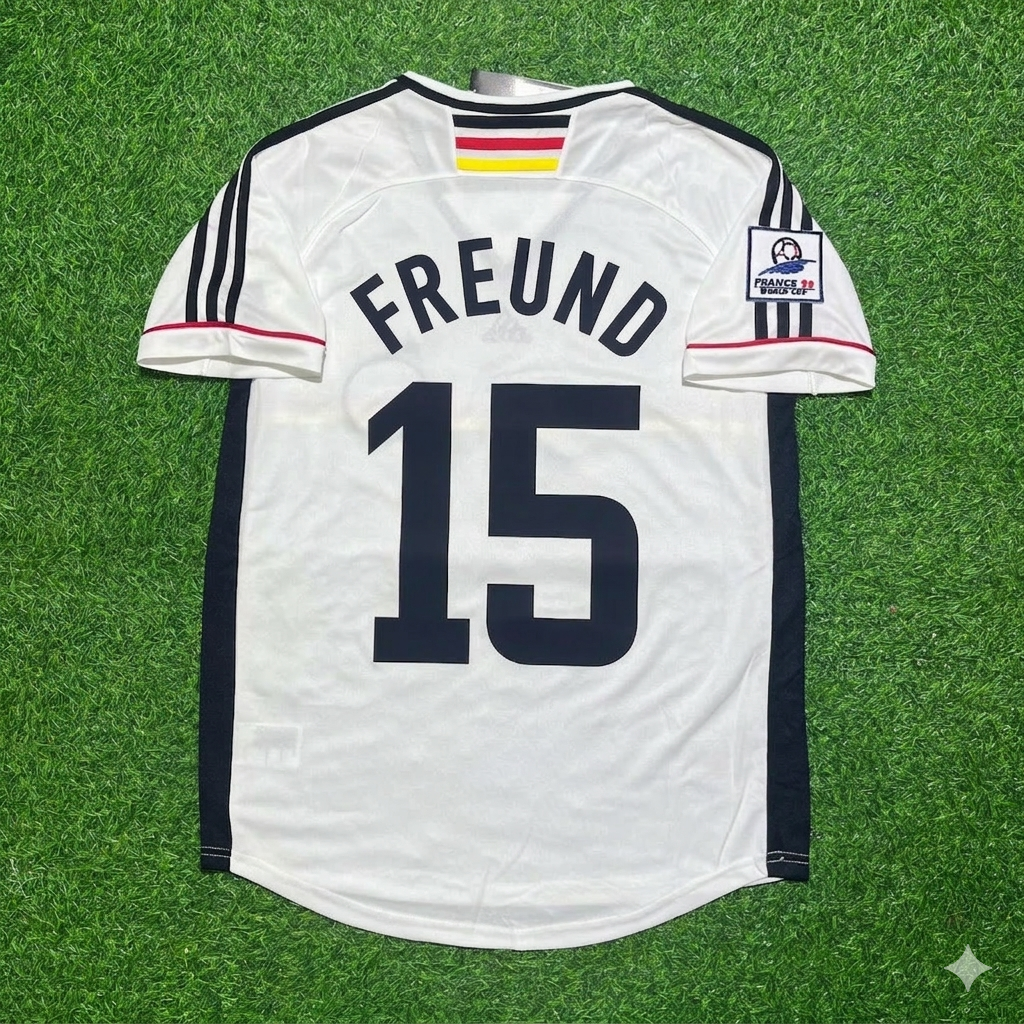 Steffen Freund Deutschland 1998 Weltmeisterschaft Retro – Back View