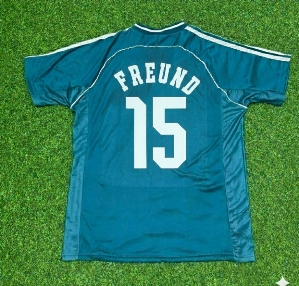 1998 Germany World Cup Steffen Freund Away Retro Football Jersey – Back View