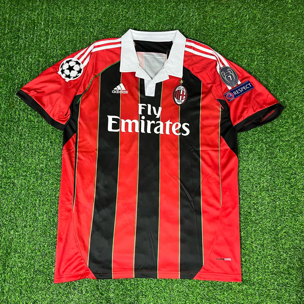 AC Milan Home Retro Kit Jersey – | | – Clarence Seedorf – – Front View
