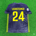 Juventus 2017-2018 Retro Home Football Jersey – Stephan Lichtsteiner #24 – Back View