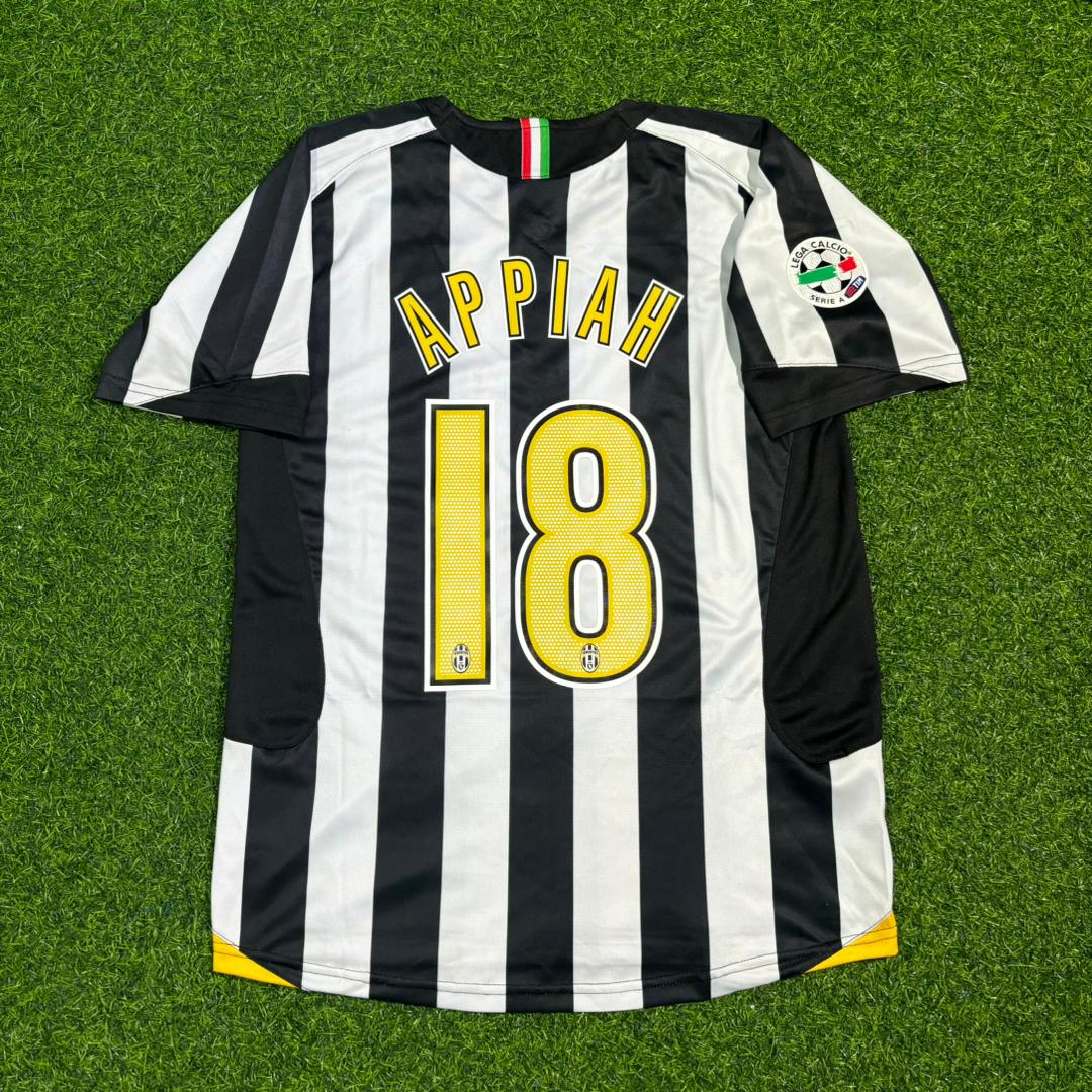Juventus 2005-2006 Retro Jersey | Kit | | – Stephen Appiah – Back View