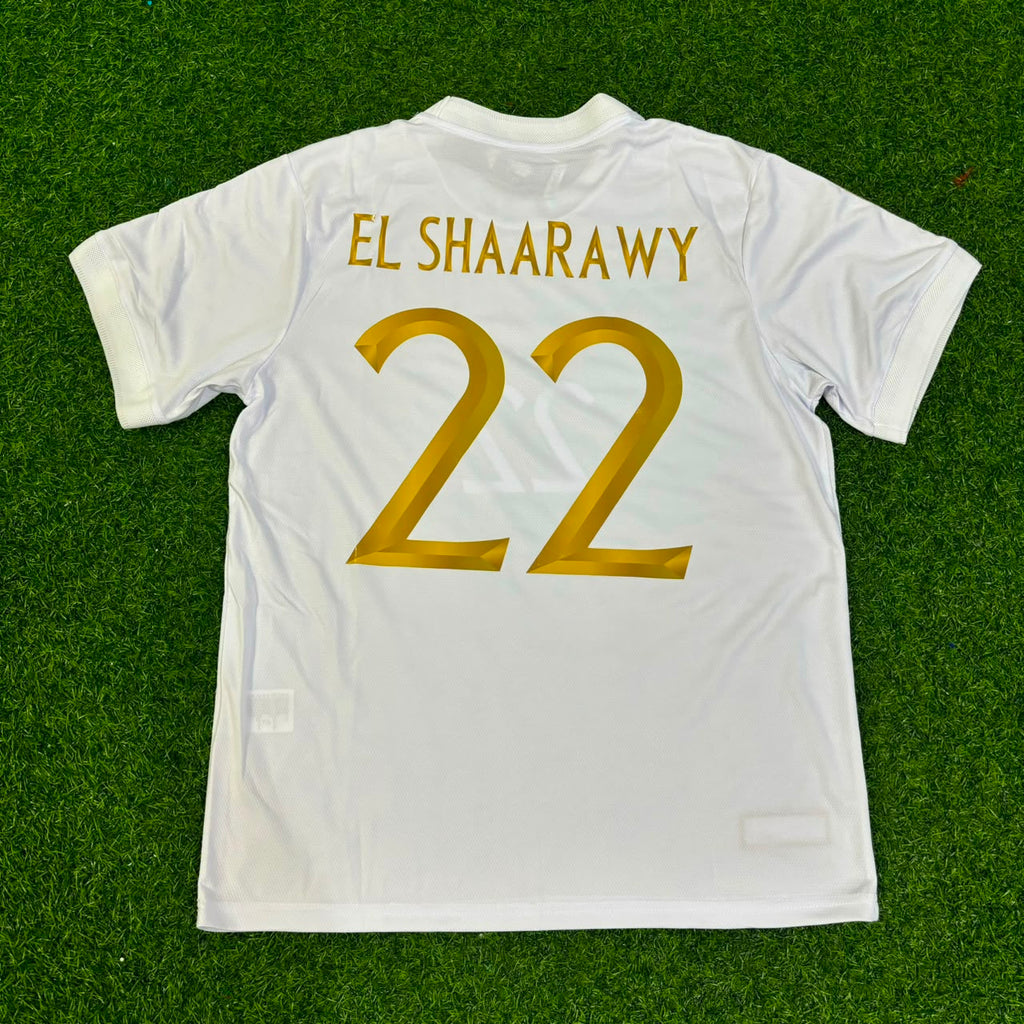Stephen El Shaarawy - Italy White Anniversary Football Jersey – Back View