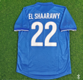 Stephen El Shaarawy Italy Home Blue Retro Football Jersey – Back View