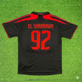 Stephen El Shaarawy AC Milan Black Retro Third Football Jersey – Back View