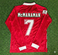 Steve McManaman Liverpool Long Sleeve Retro Football Jersey – Back View
