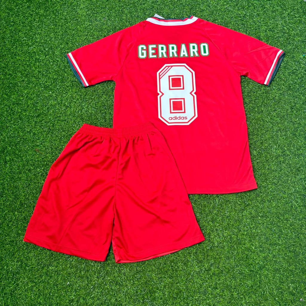 Steven Gerrard Liverpool Retro Football Jersey – Back View