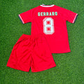 Steven Gerrard Liverpool Retro Football Jersey – Back View