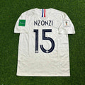 2018 France World Cup Steven Nzonzi Football Jersey – Back View