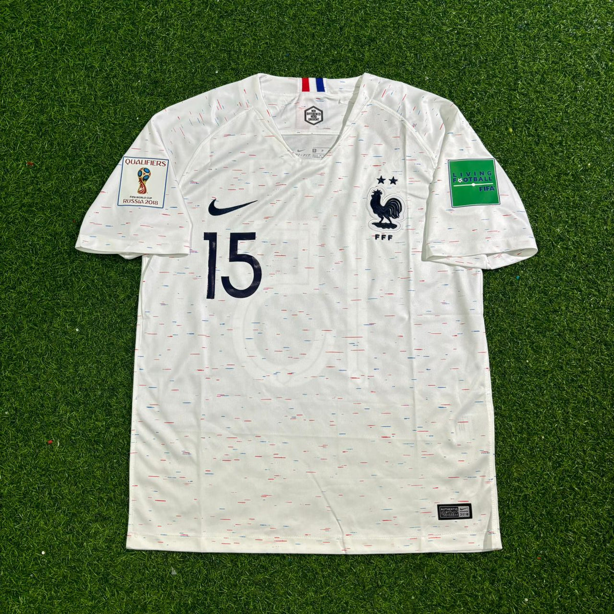 2018 France World Cup Steven Nzonzi Football Jersey – Front View