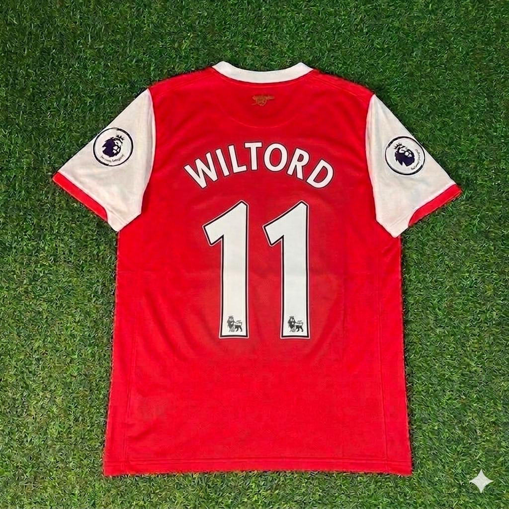 Arsenal 2006/2008 Season Retro Jersey – Sylvain Wiltord #11 – Back View