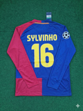 Barcelona 2009 Champions League Final Retro Jersey – Sylvinho – Back View