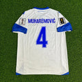 Tarik Muharemovic Bosnia and Herzegovina 2026 World Cup Away White Football Jersey – Back View
