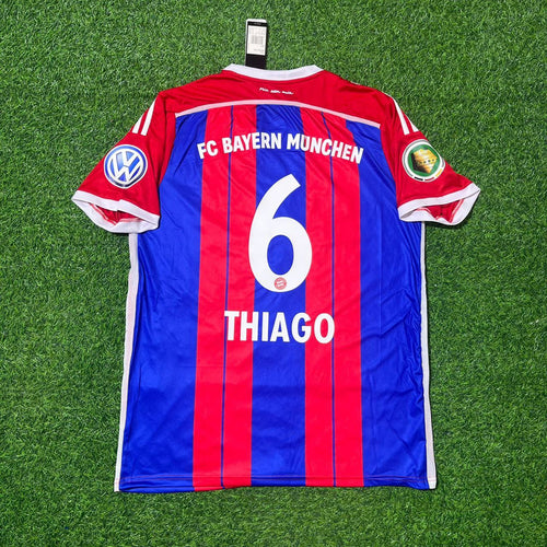 2014/15 Bayern Munich Football Jersey – Thiago Alcantara – Back View