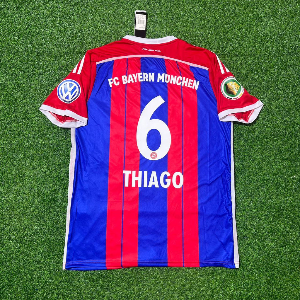 Thiago Alcantara Bayern Munich 2014-2015 Kit Jersey – Back View