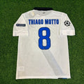 Thiago Motta #8 Inter 2011/2012 White Away Jersey – Back View