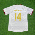 Arsenal 2004 2005 Away Retro White Jersey – Thierry Henry #14 – Back View