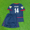 Thierry Henry 14 - Arsenal 2002/2004 KIDS Retro Kit Jersey – Back View