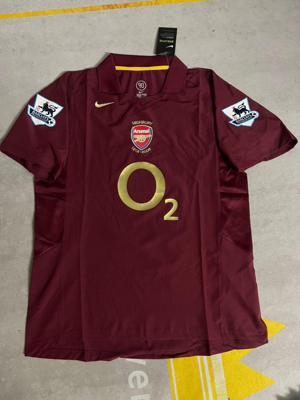 Thierry Henry Arsenal 2006 Highbury Burgundy Retro Football Jersey – 5