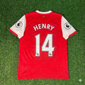 Arsenal 2006/2008 Season Retro Jersey – Thierry Henry #14 – Back View