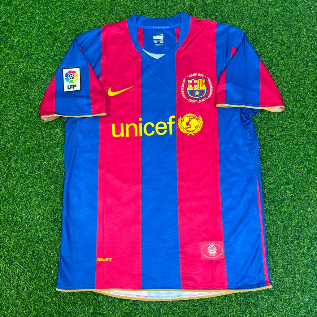 Thierry Henry Barcelona 2007 2008 Retro Jersey – Front View
