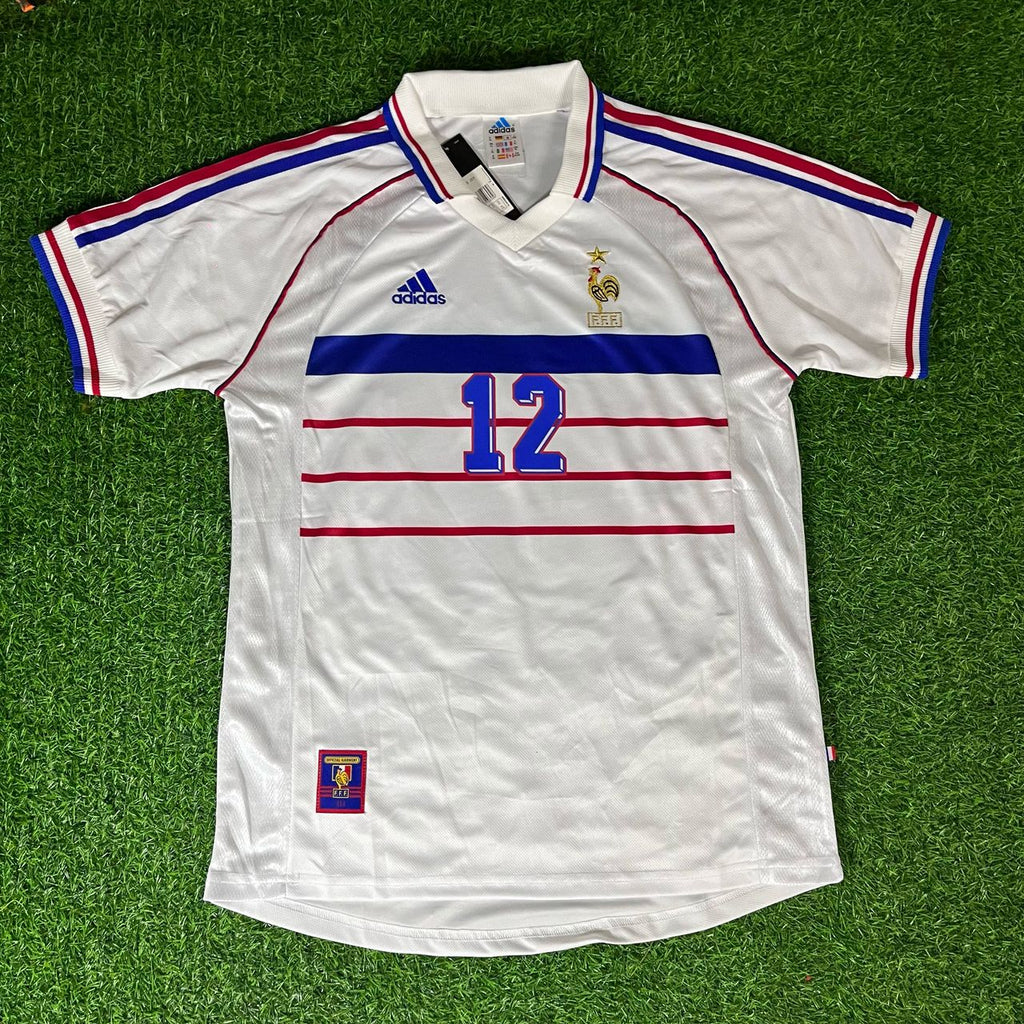 Thierry Henry – France 1998 World Cup White Retro Jersey – | | Retro – 6