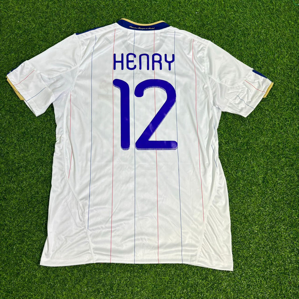 2004 France EURO Thierry Henry Retro Football Jersey – Back View