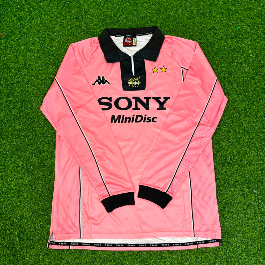 1995 Thierry Henry #6 Juventus Pink Football Jersey – Front View
