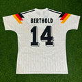 1990 Germany World Cup Thomas Berthold Retro Football Jersey – Back View