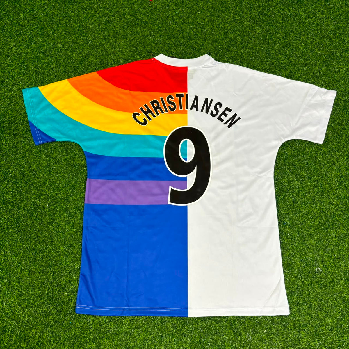Thomas Christiansen VfL Bochum Retro Fußballtrikot Jersey – Back View