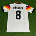 1992 Thomas Häßler Hässler #8 Deutschland Germany Heim Retro – Back View