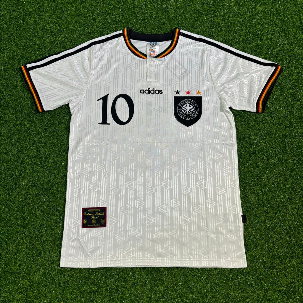 Thomas Häẞler Hassler Deutschland EM 1996 Germany Finale Heim Retro Set – Front View
