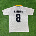 1994 Germany World Cup Thomas Hässler Deutschland Retro Football Jersey – Back View