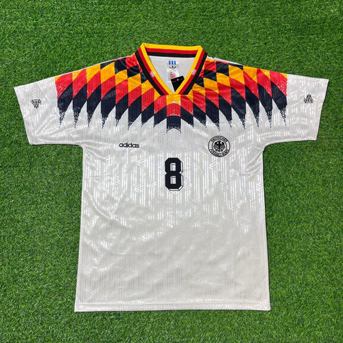 1994 Germany Weltmeisterschaft Retro Football Jersey – Thomas Hässler – Front View