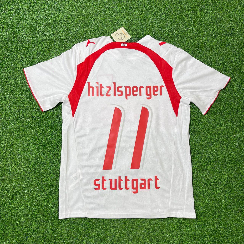 2006/07 Thomas Hitzlsperger VfB Stuttgart Heimtrikot Retro Football Jersey – Back View