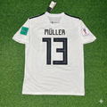 2018 Germany World Cup Thomas Müller Deutschland Retro Football Jersey – Back View