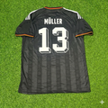 Germany Black Retro Vintage Football Jersey – Thomas Müller 13# – Back View