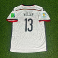 Germany 2014 World Cup Final Retro Jersey – Thomas Müller 13 – Back View