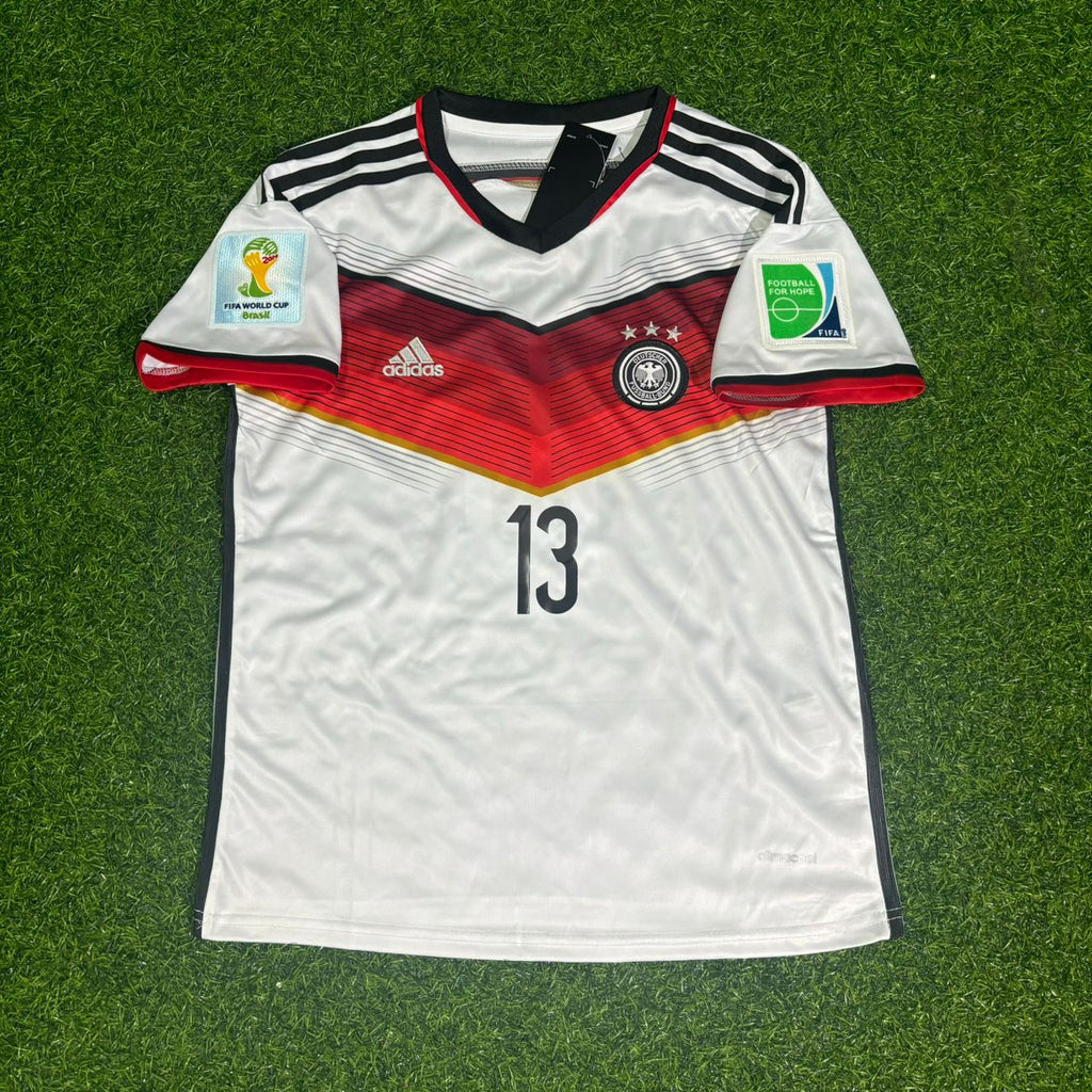 Germany 2014 World Cup Final Retro Jersey – Thomas Müller 13 – Front View