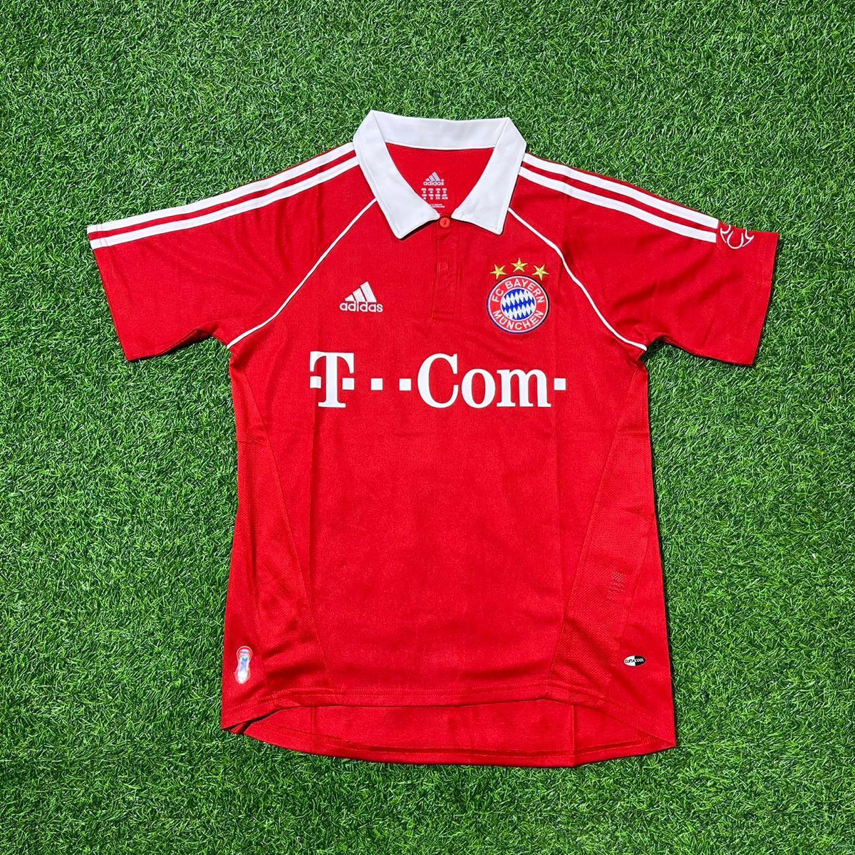 2006/07 Thomas Müller Bayern Munich Red Retro Football Jersey Collection – Front View